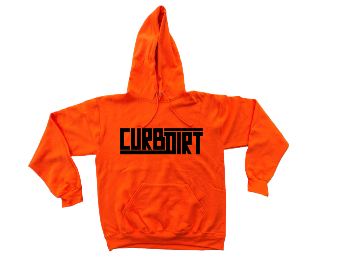 SAFETY ORANGE CONSTRUCTION HOODIE – Curbdirt Clothing