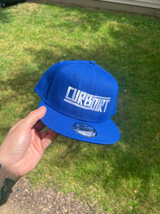 BLUE AND WHITE SNAPBACK