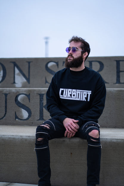 CURBDIRT BLACK CREWNECK